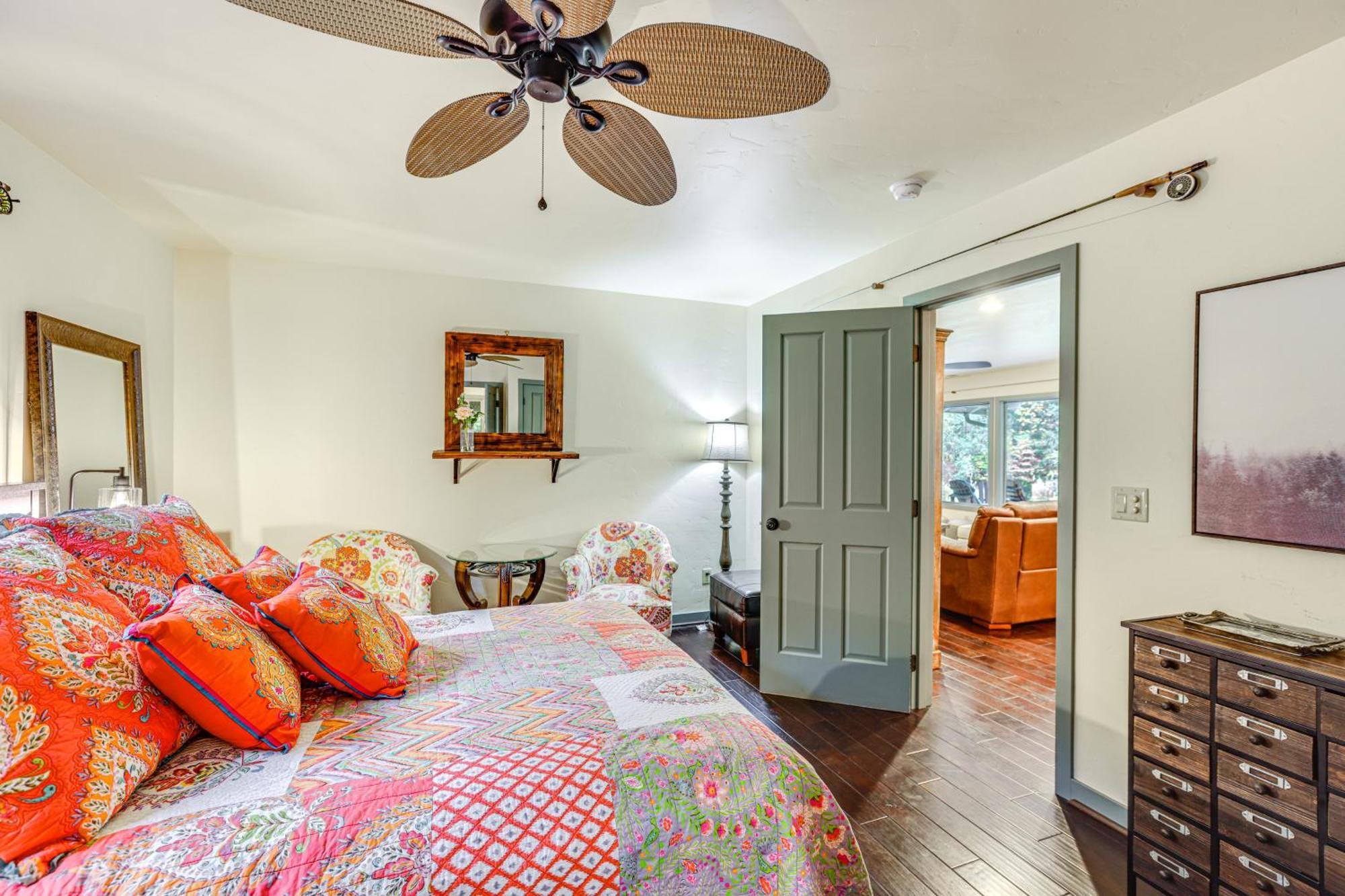 Quiet And Romantic Riverfront Mckenzie Bridge Cabin! Εξωτερικό φωτογραφία